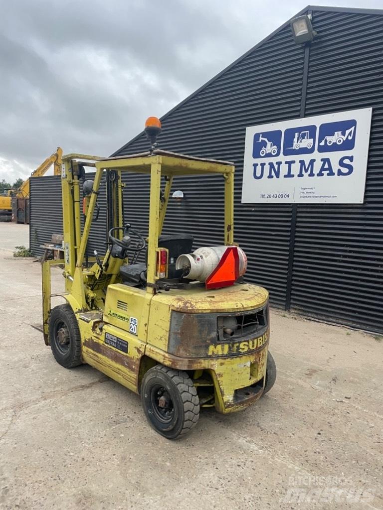 Mitsubishi FG20 Gasolmotviktstruckar
