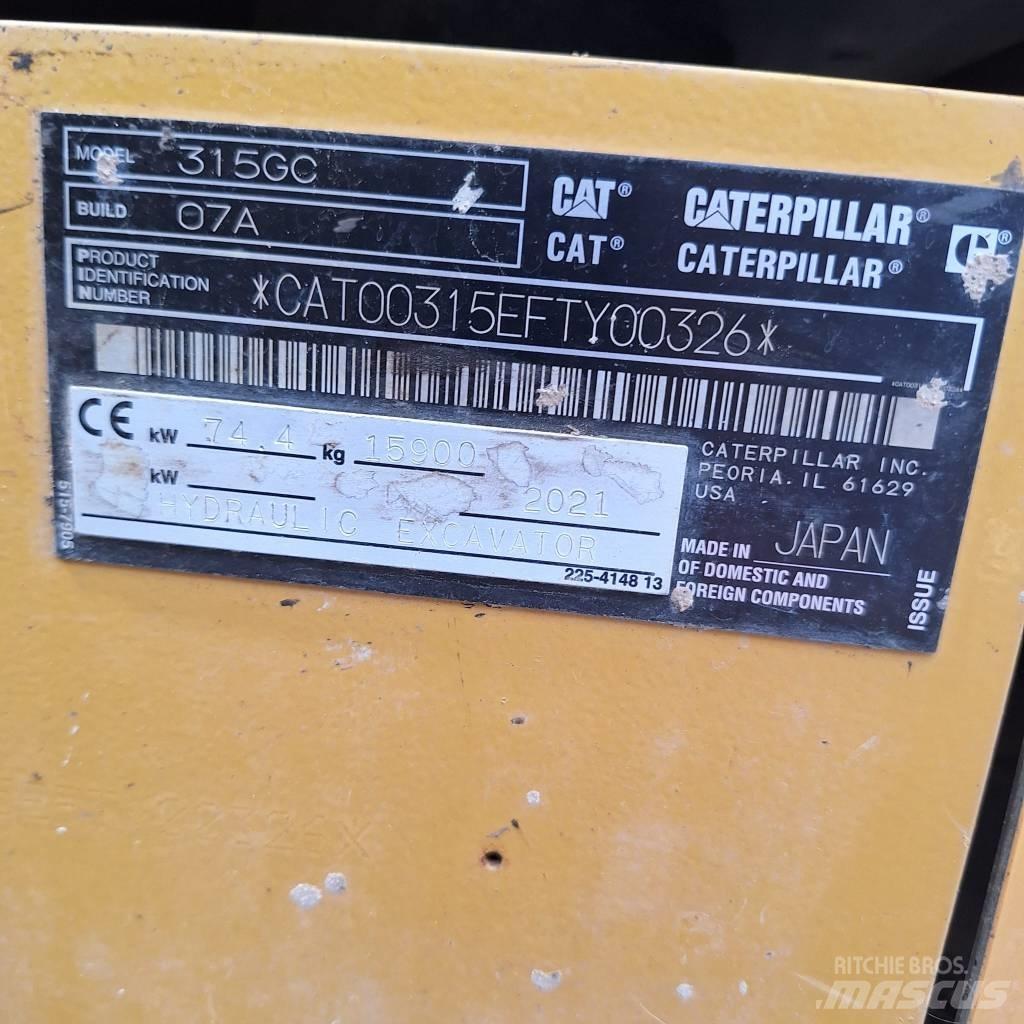 CAT 315 Bandgrävare
