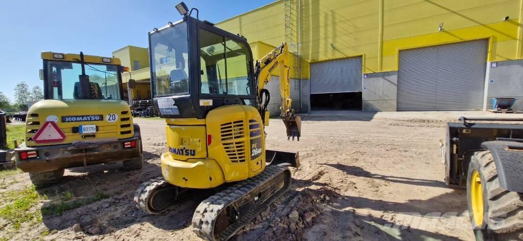 Komatsu PC 26 MR Minigrävare < 7t