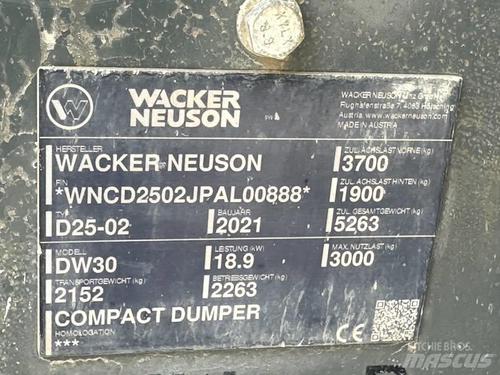 Wacker Neuson DW 30 Minidumprar
