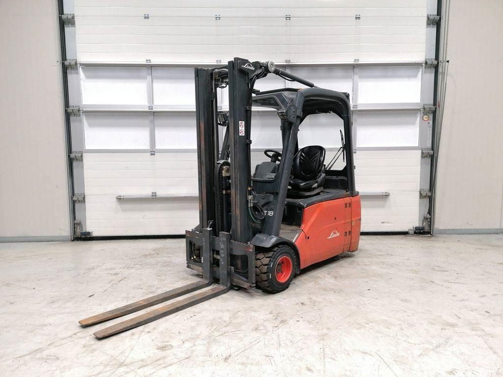 Linde E18L-01 Elmotviktstruckar