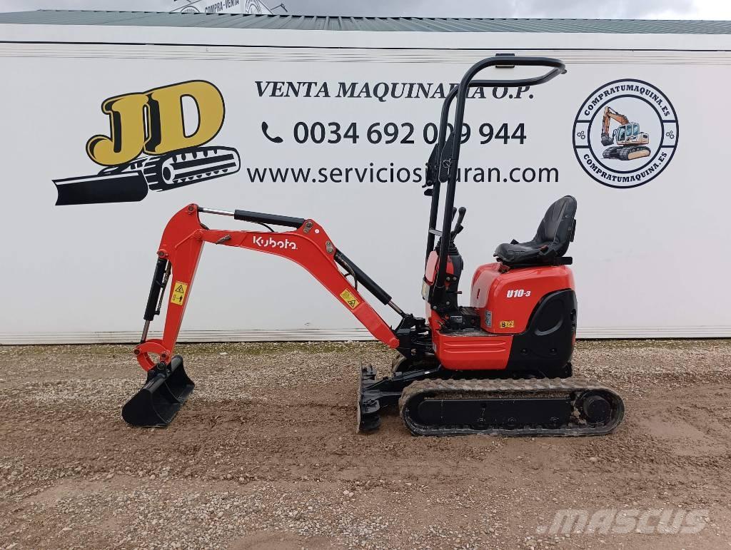 Kubota U 10 Minigrävare < 7t