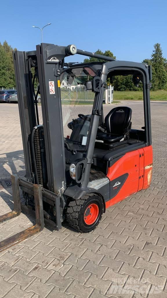 Linde E 18 Elmotviktstruckar