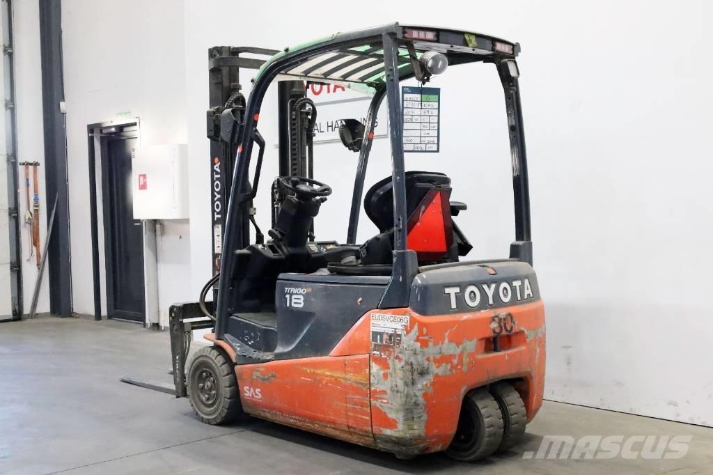 Toyota 8FBE18T Elmotviktstruckar