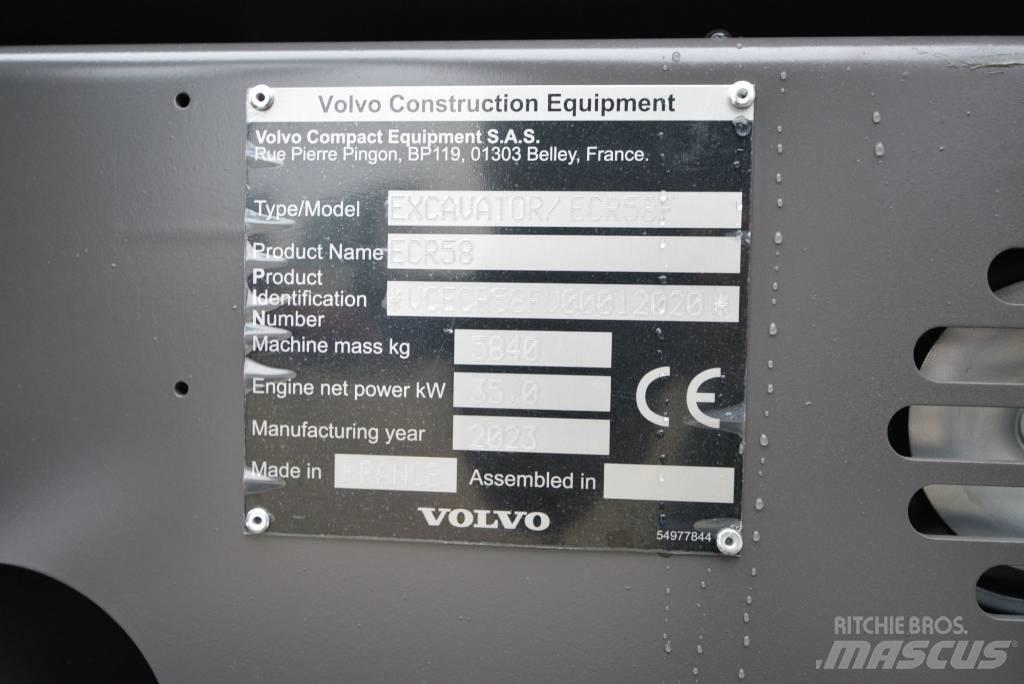 Volvo ECR 58 F Minigrävare < 7t