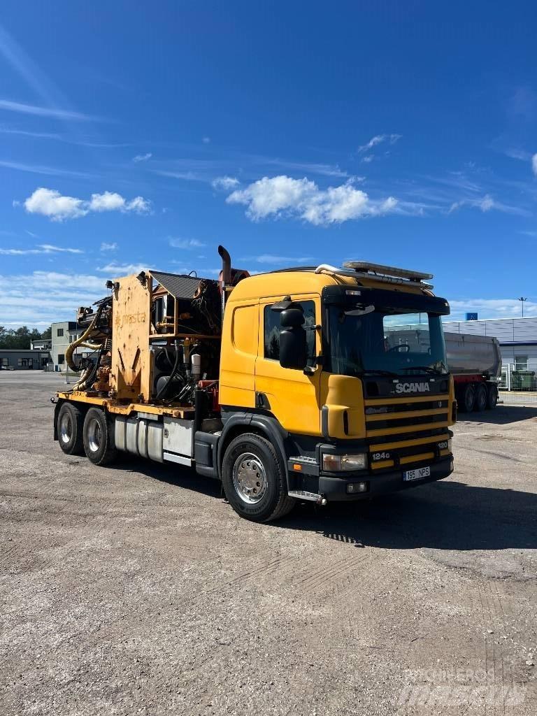 Scania 124 G 420 Pålningsriggar