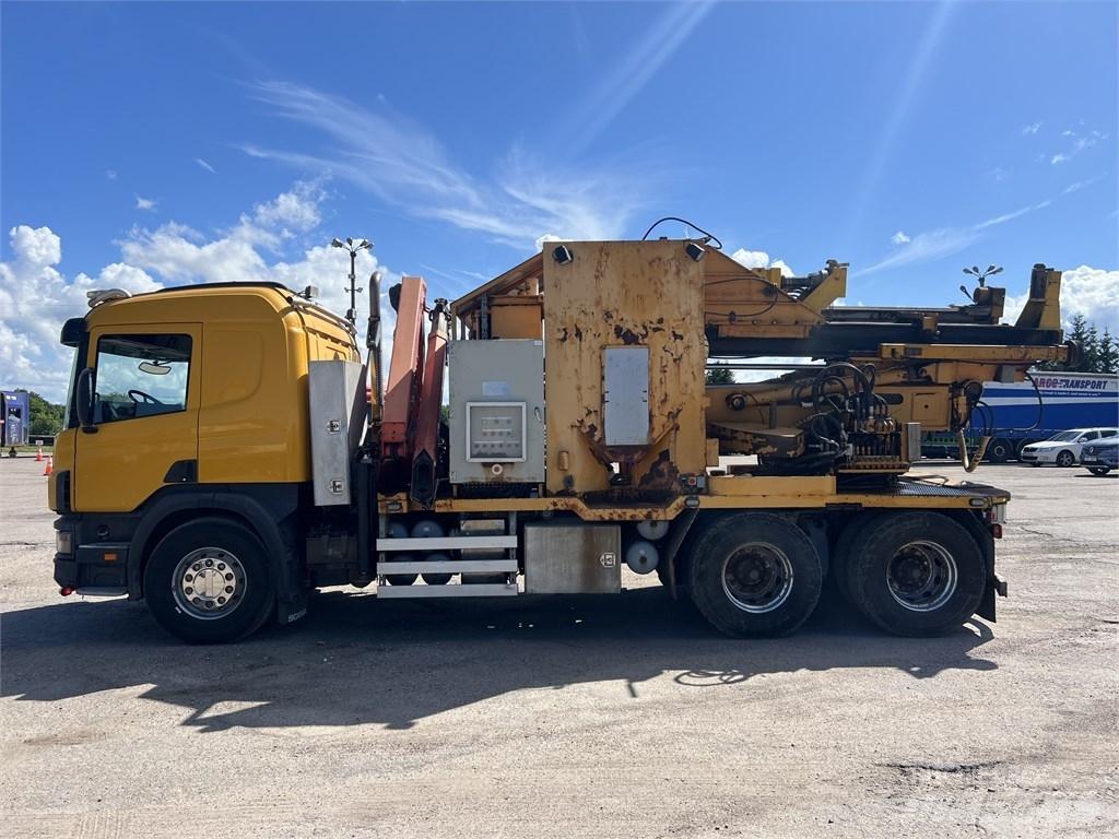 Scania 124 G 420 Pålningsriggar