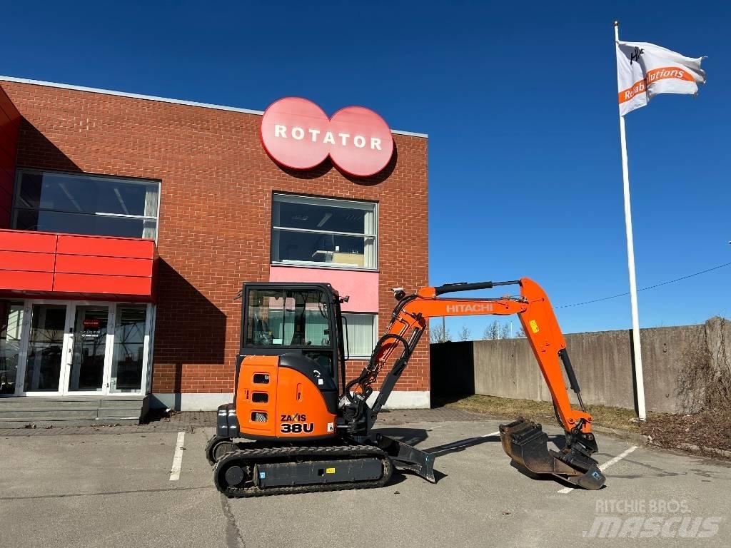 Hitachi ZX 38 U-5 A Minigrävare < 7t