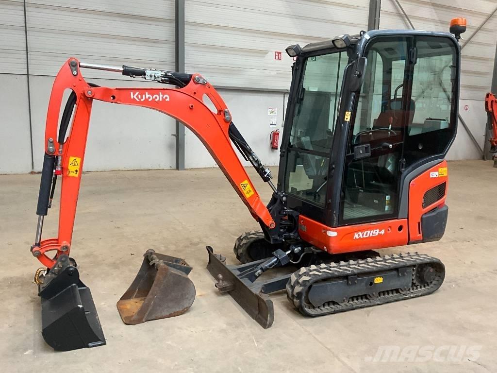 Kubota KX 019-4 Minigrävare < 7t