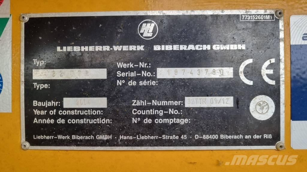 Liebherr 32 TTR Bangående Kranar