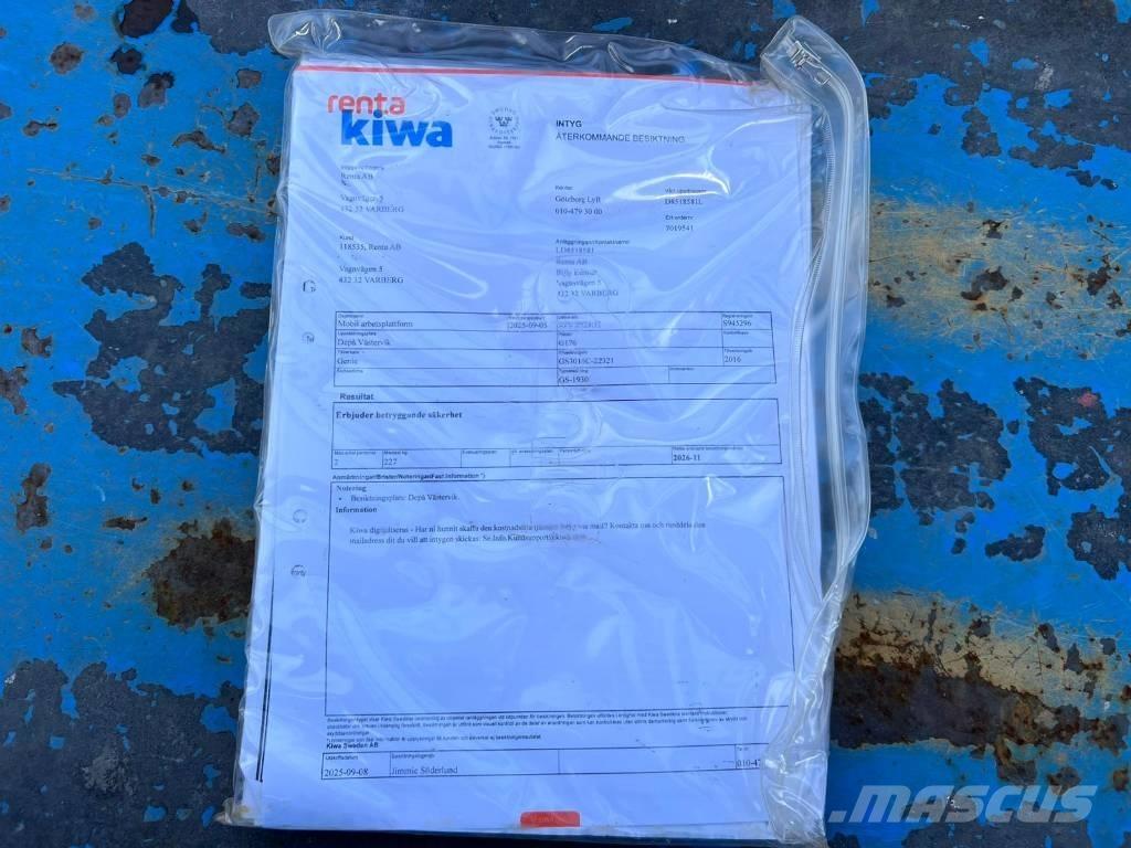 Genie GS 1930 Saxliftar