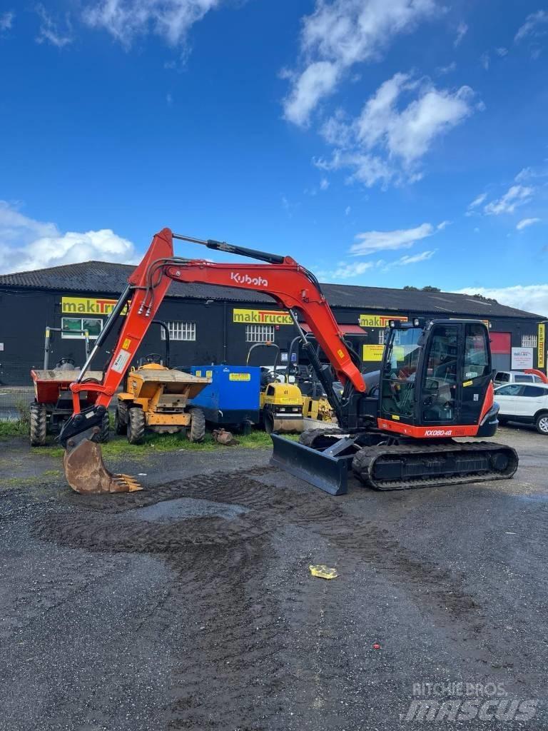 Kubota KX 080-4a Midigrävmaskiner 7t - 12t