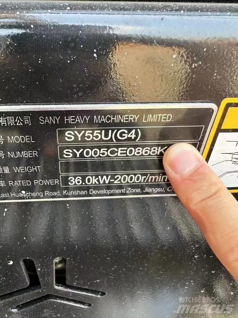 Sany SY 55 U Minigrävare < 7t