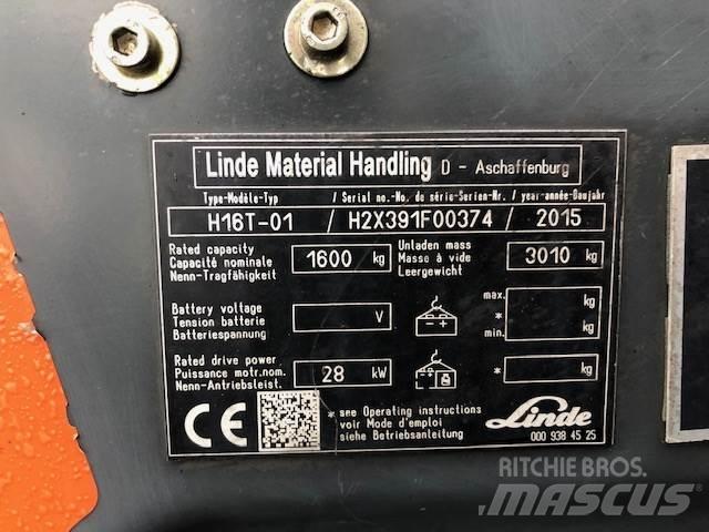 Linde H16T-01 Gasolmotviktstruckar