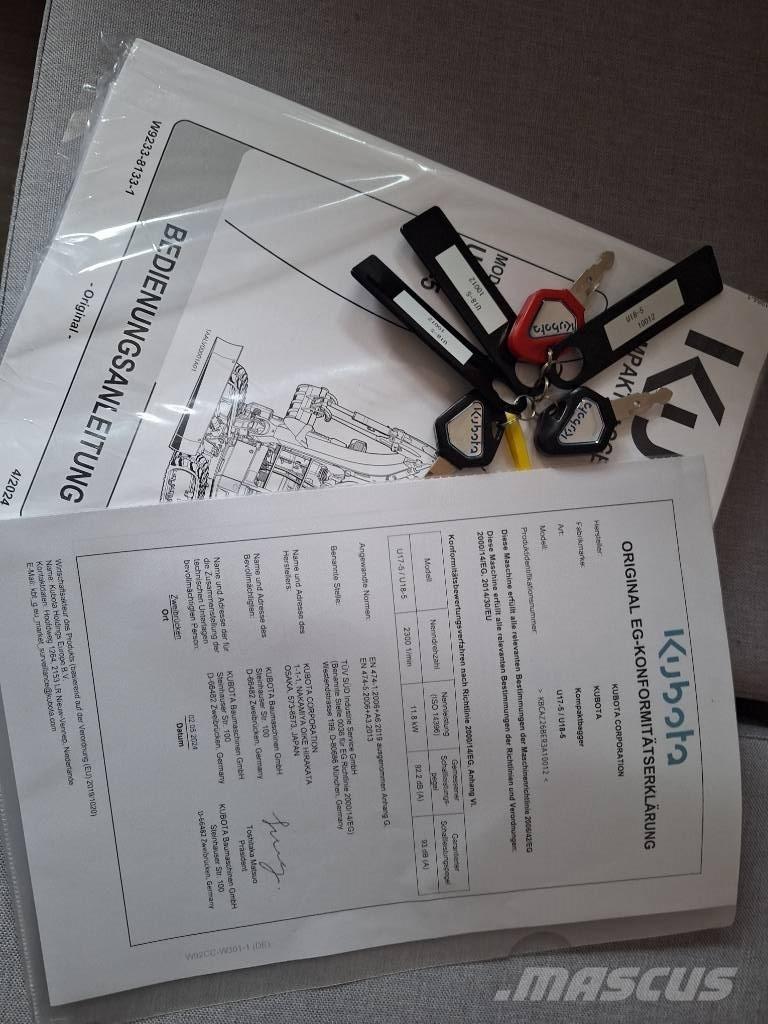 Kubota U 18-5 Minigrävare < 7t