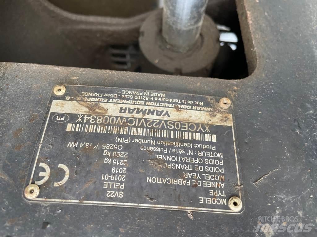 Yanmar SV22 (00834) Minigrävare < 7t