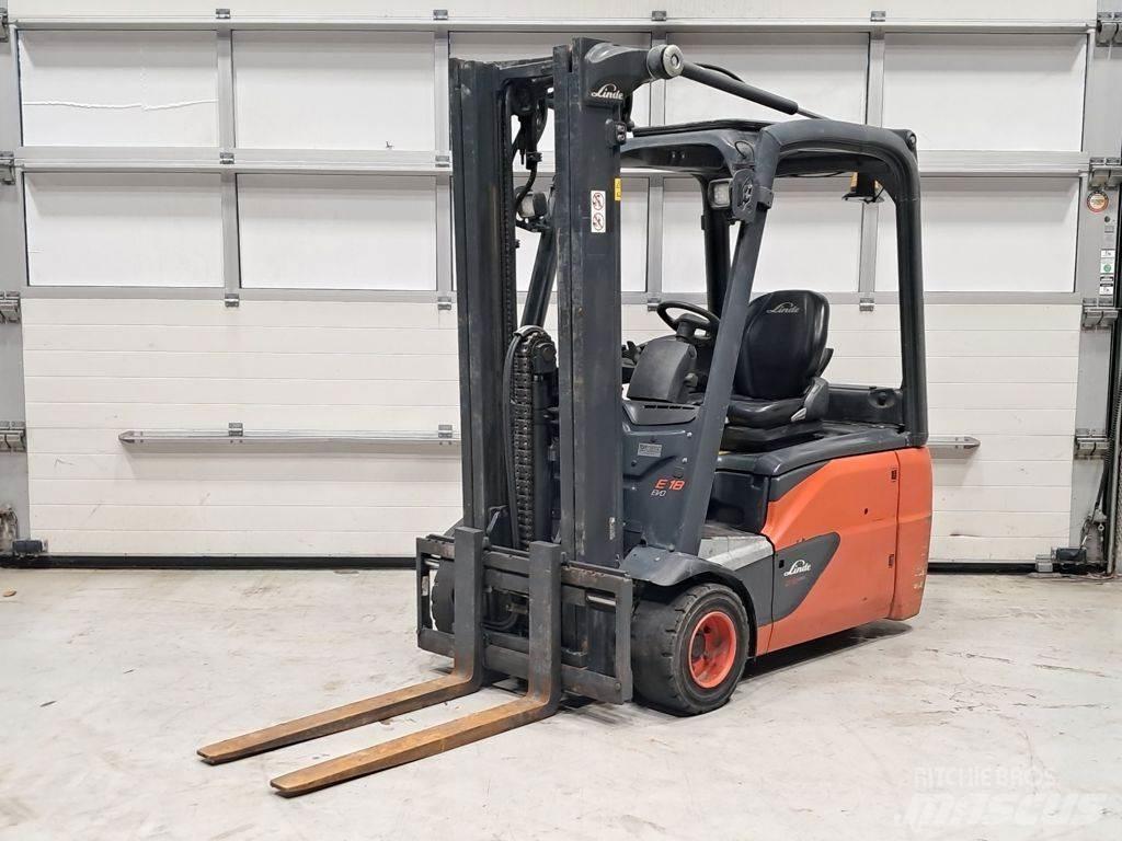 Linde E18-02 Elmotviktstruckar