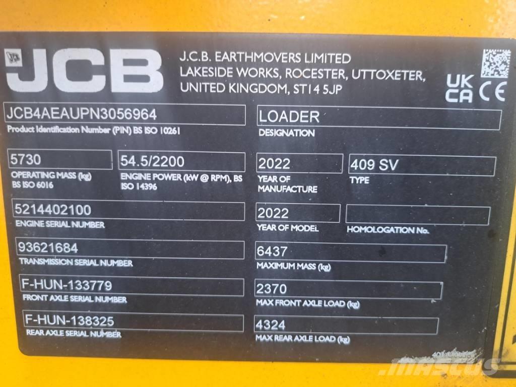 JCB 409 Hjullastare