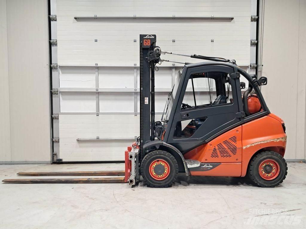 Linde H40T-02 Gasolmotviktstruckar
