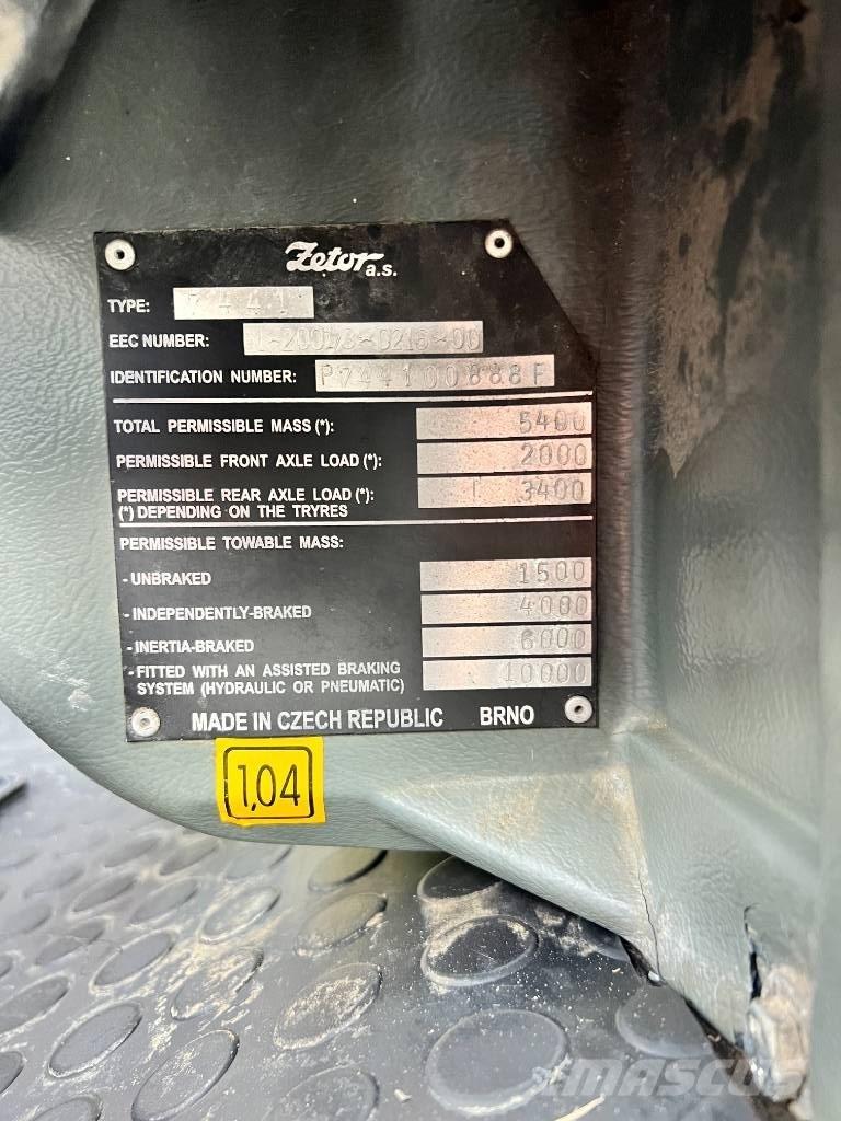 Zetor 7441 PROXIMA Traktorer