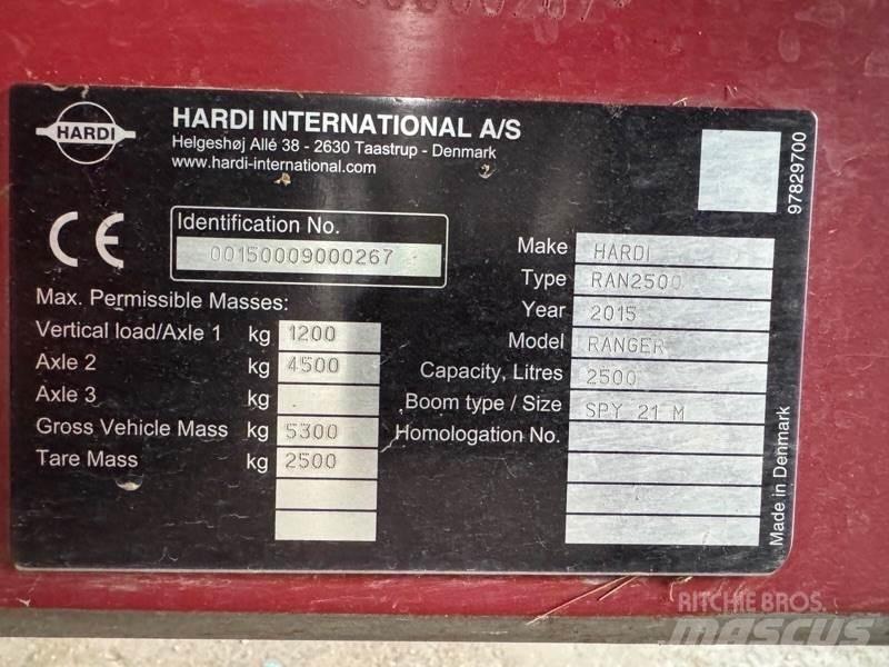 Hardi Ranger 2500 Dragna sprutor