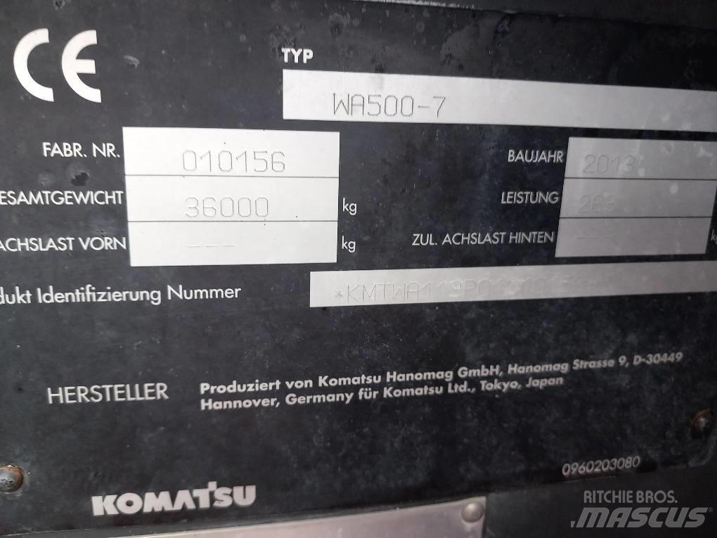 Komatsu WA500-7 Hjullastare