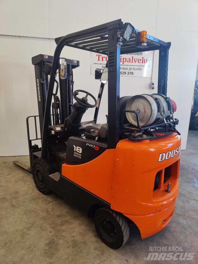 Doosan G18 S-5 Gasolmotviktstruckar