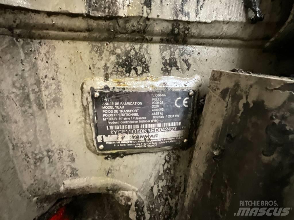 Yanmar Vio 50-6A Minigrävare < 7t