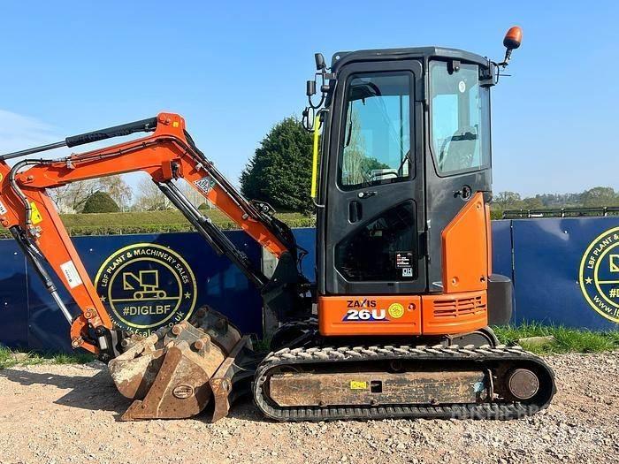 Hitachi ZX26U Minigrävare < 7t