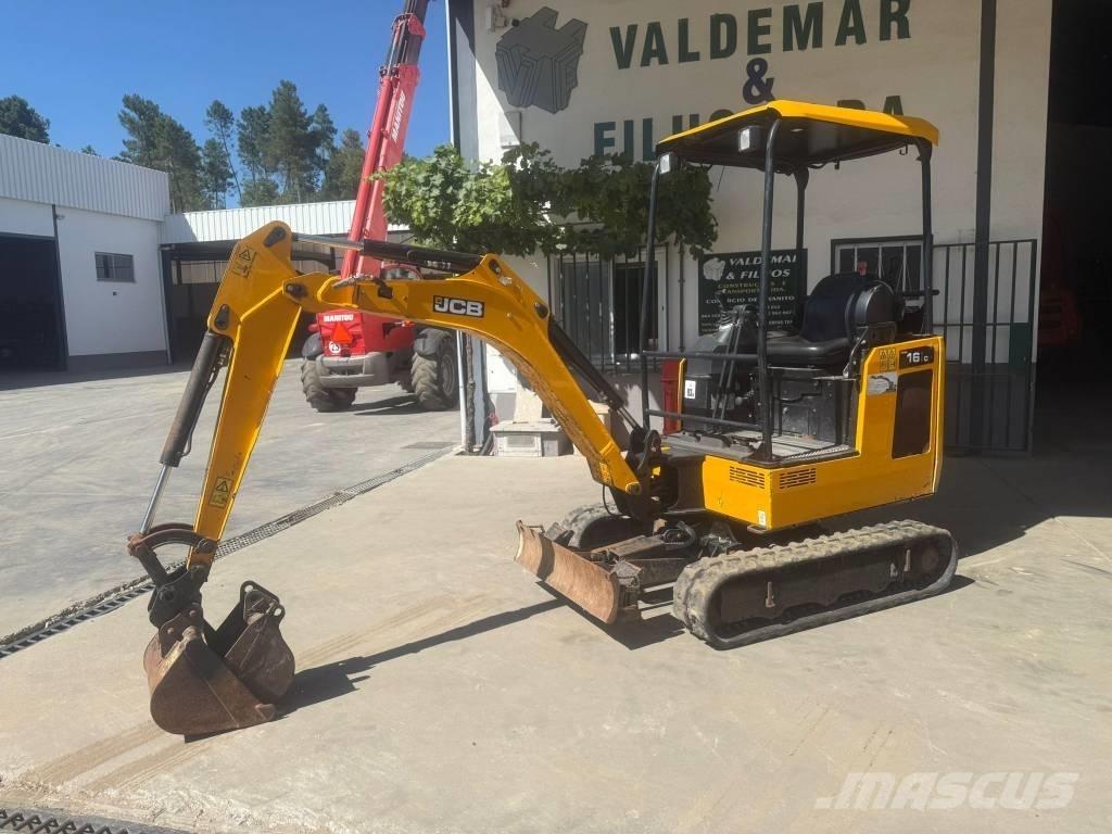 JCB 16 C-1, 1700Kg Minigrävare < 7t