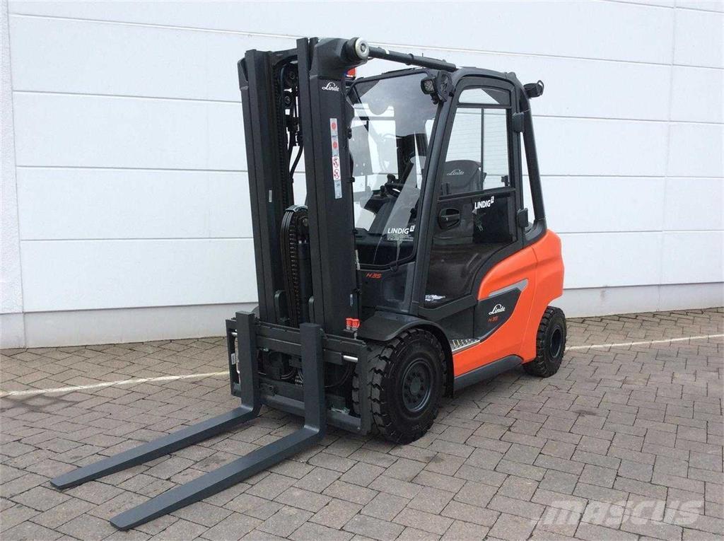 Linde H35D Dieselmotviktstruckar