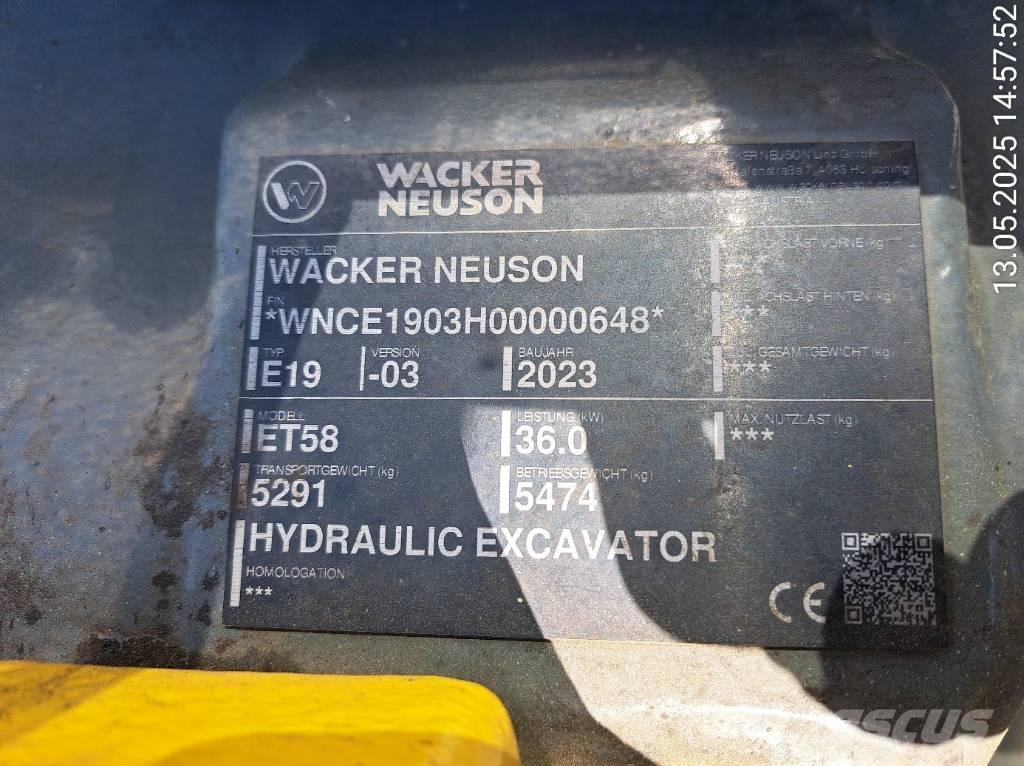 Wacker Neuson ET58 Bandgrävare