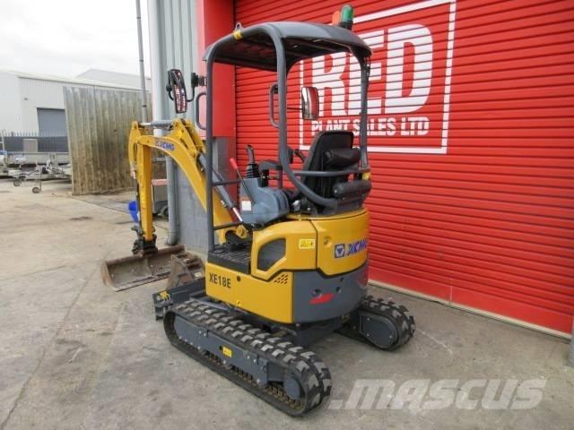 XCMG XE 18 E Minigrävare < 7t