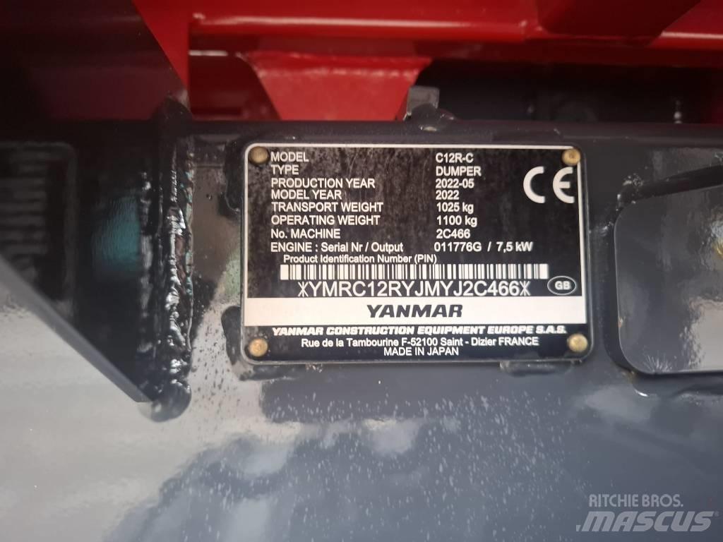 Yanmar C 12 R-C Minidumprar