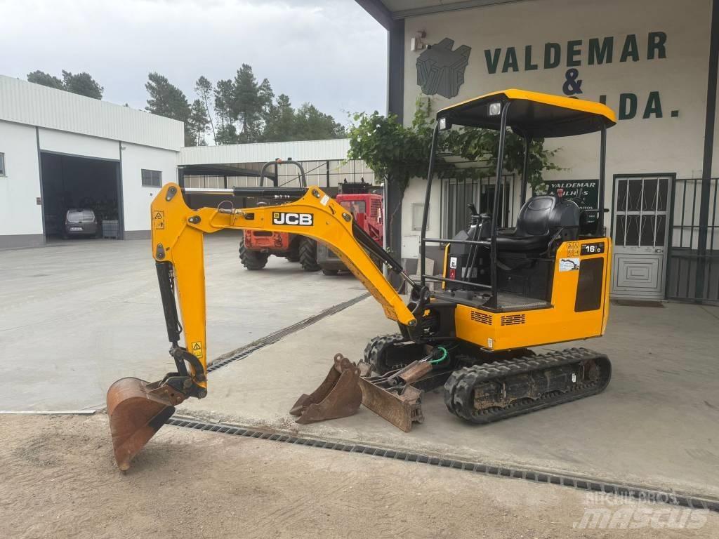 JCB 16 C-1, 821h Minigrävare < 7t