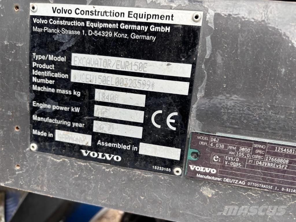 Volvo EWR 150 E Hjulgrävare