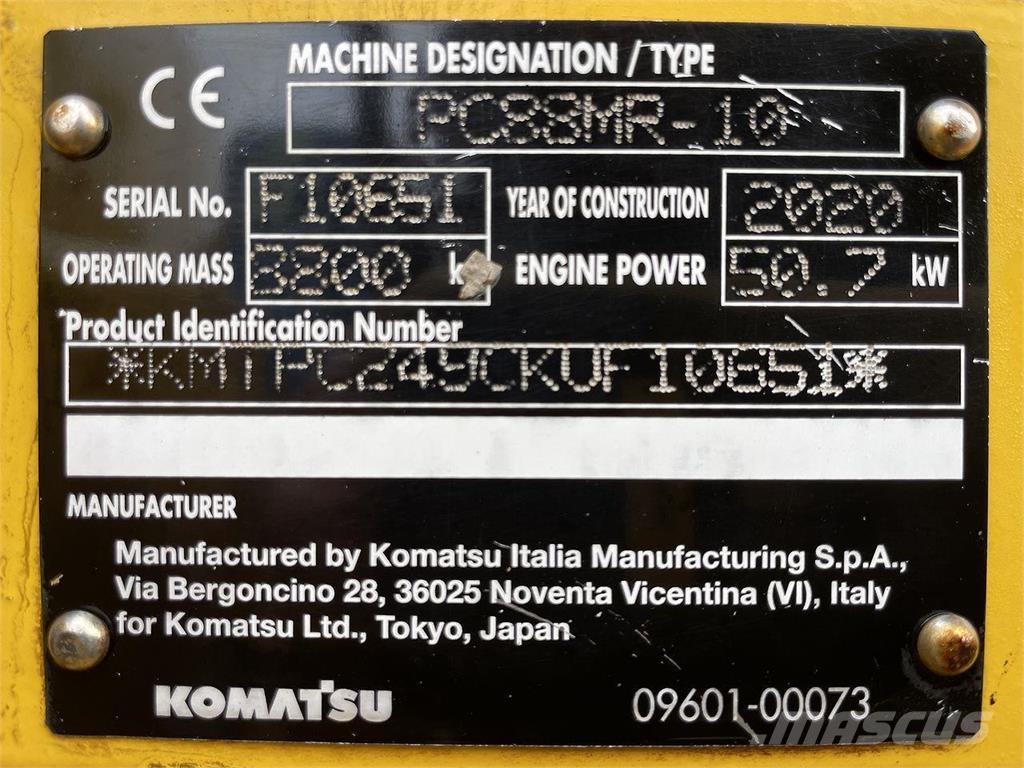 Komatsu PC88MR-10 Hjulgrävare