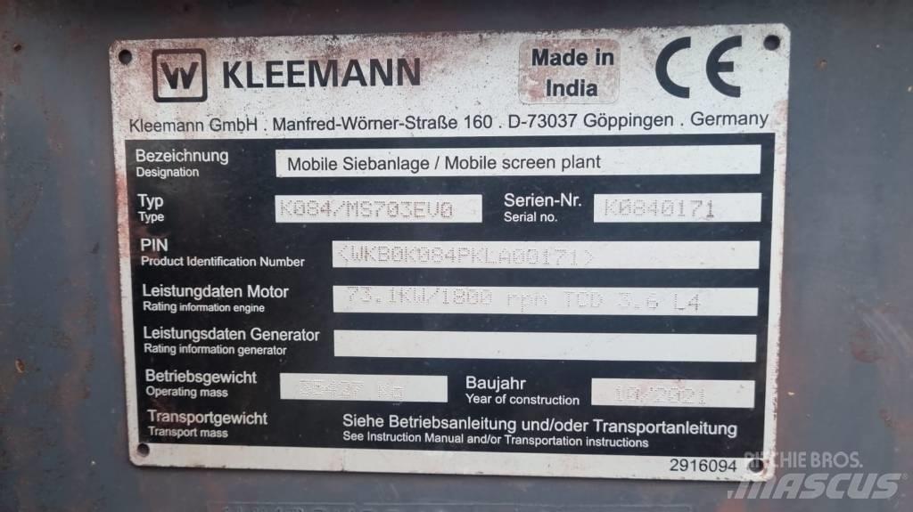 Kleemann MS 703 EVO Mobila sorteringsverk