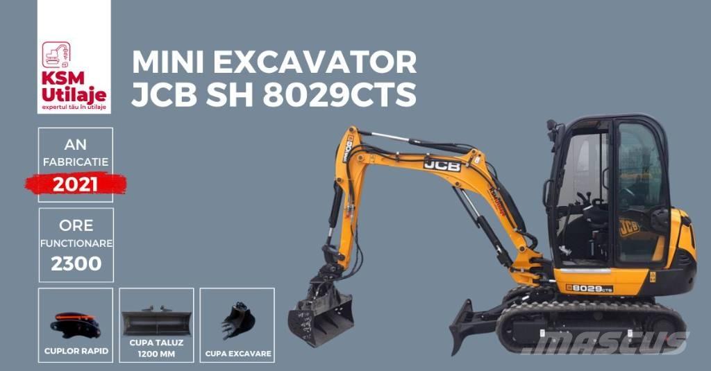 JCB 8029 CTS Minigrävare < 7t