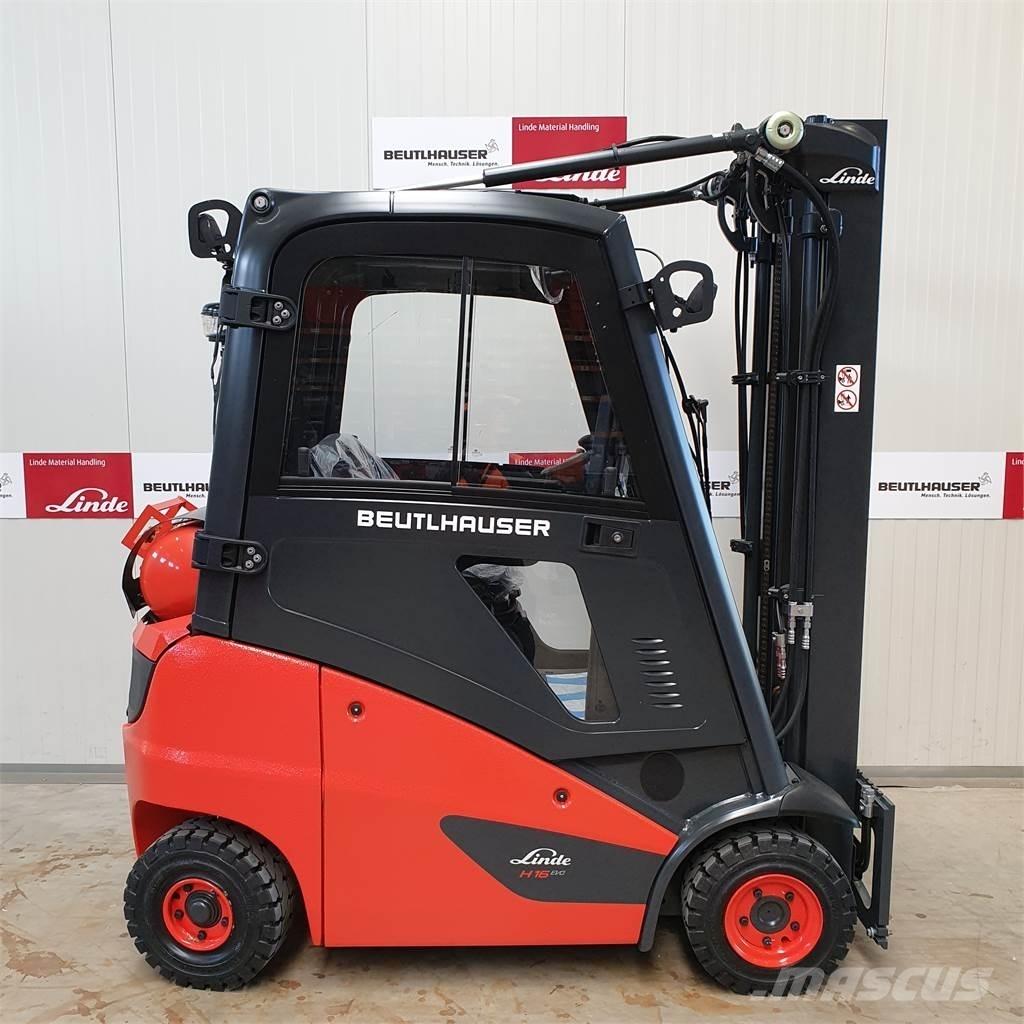 Linde H16T Gasolmotviktstruckar