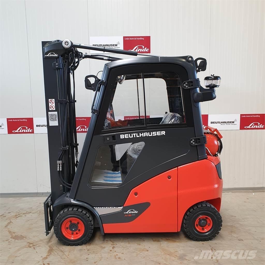 Linde H16T Gasolmotviktstruckar
