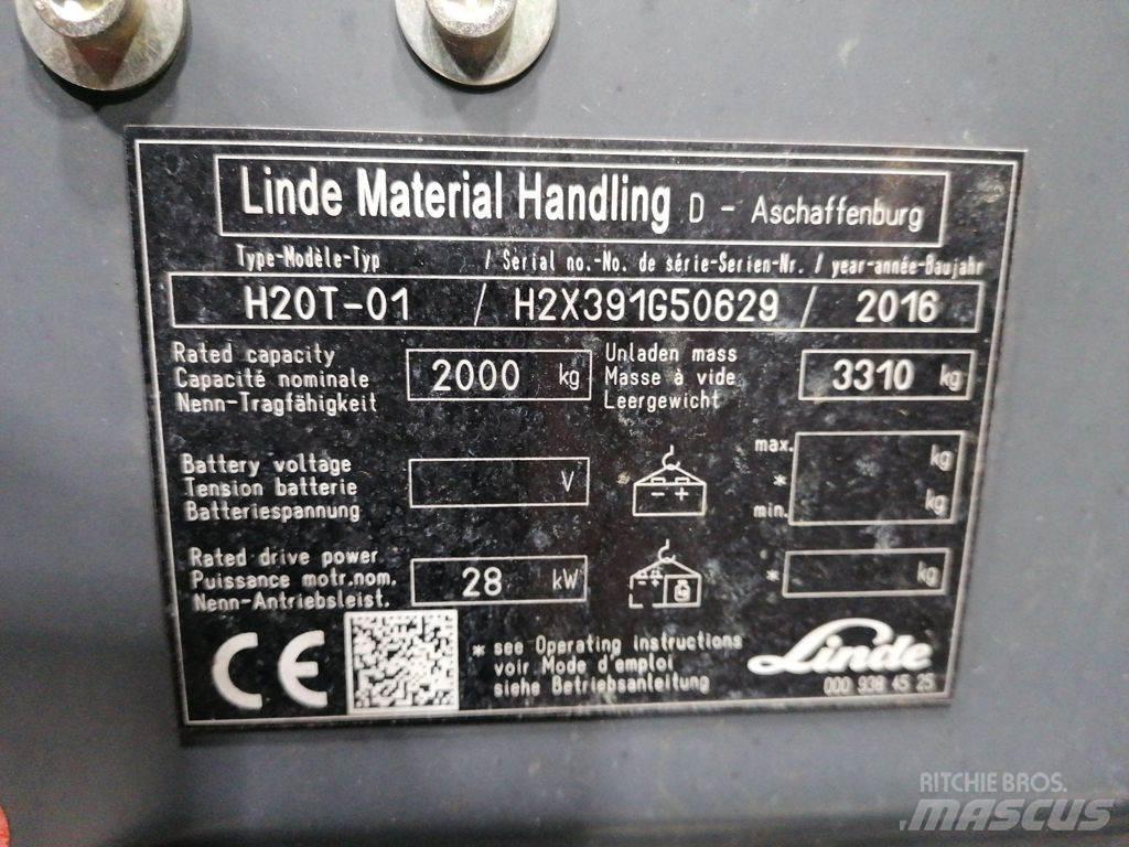 Linde H20T-01 Gasolmotviktstruckar