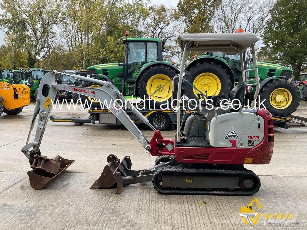 Takeuchi TB 216 Minigrävare < 7t