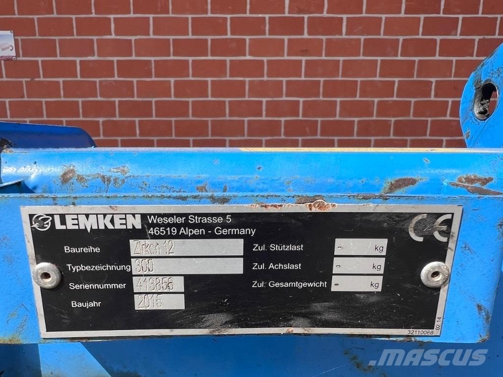 Lemken Zirkon 12 Såbäddsharvar och rototillers