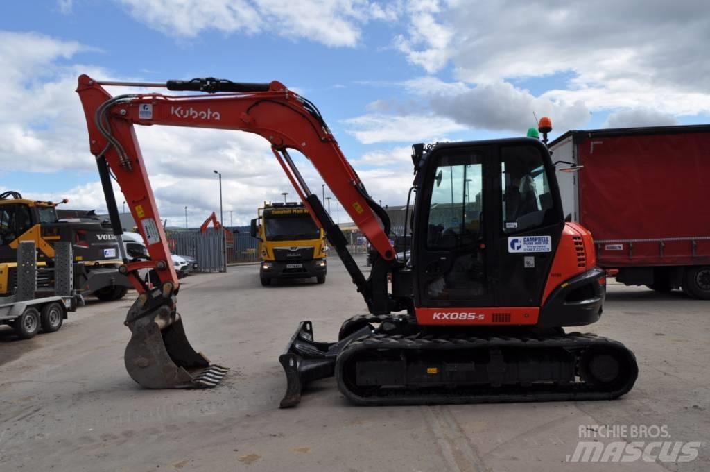 Kubota KX 085-5 Minigrävare < 7t