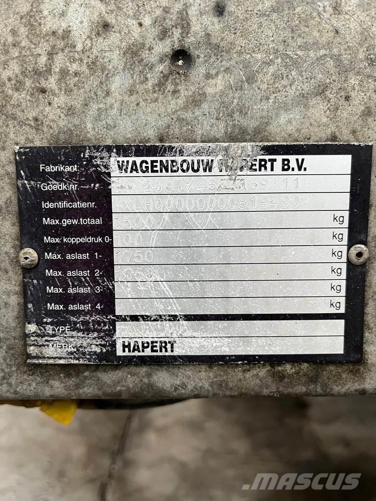 Hapert LF2 Biltransportsläp