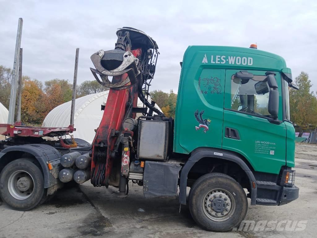 Scania G 500 XT Timmerbilar