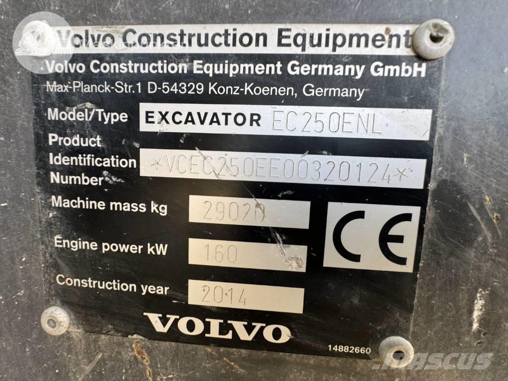 Volvo EC 250 E N L Bandgrävare