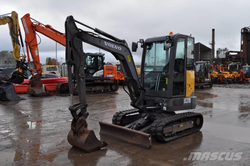 Volvo EC 27 D Minigrävare < 7t