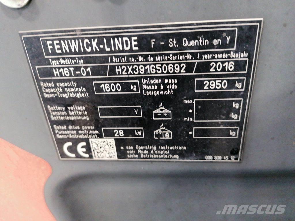 Linde H16T-01 Gasolmotviktstruckar